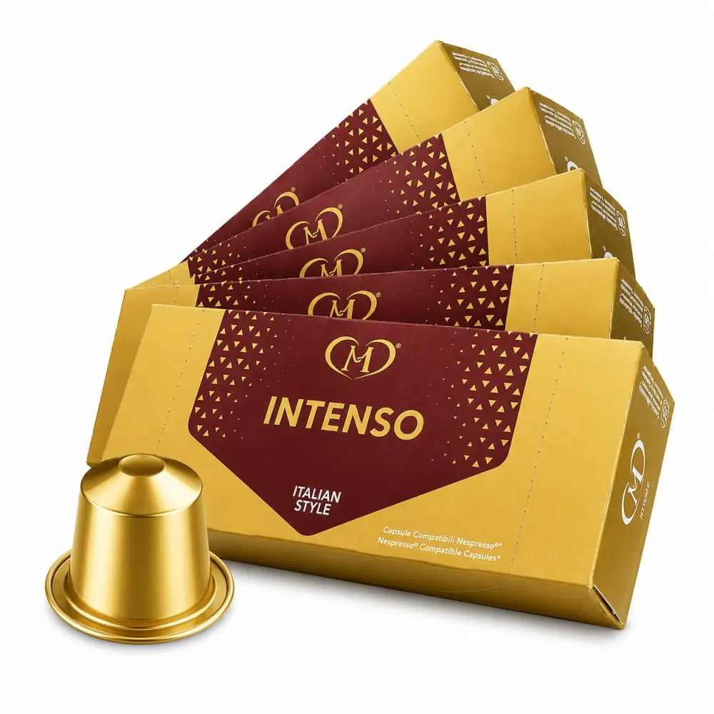 Cofanetto Capsule Compatibili Nespresso®* Intenso in Alluminio – Cofanetto