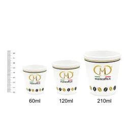 50 Bicchieri Carta 120ml